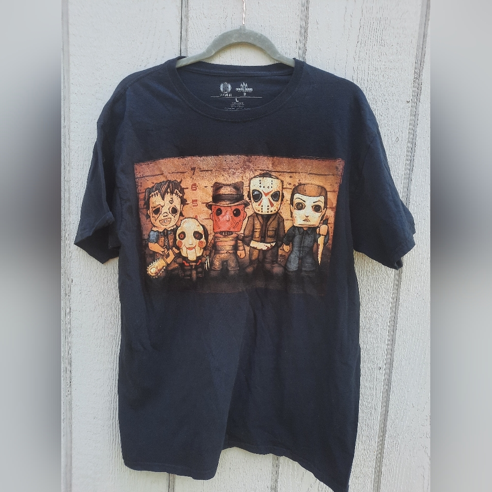 Get Down Art Horror Graphic Tee Size Large